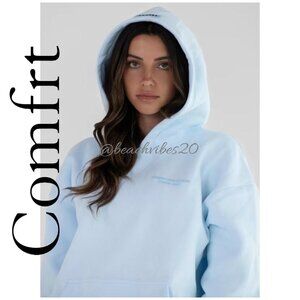 COMFRT Pastel Hoodie Baby Blue Medium NWT